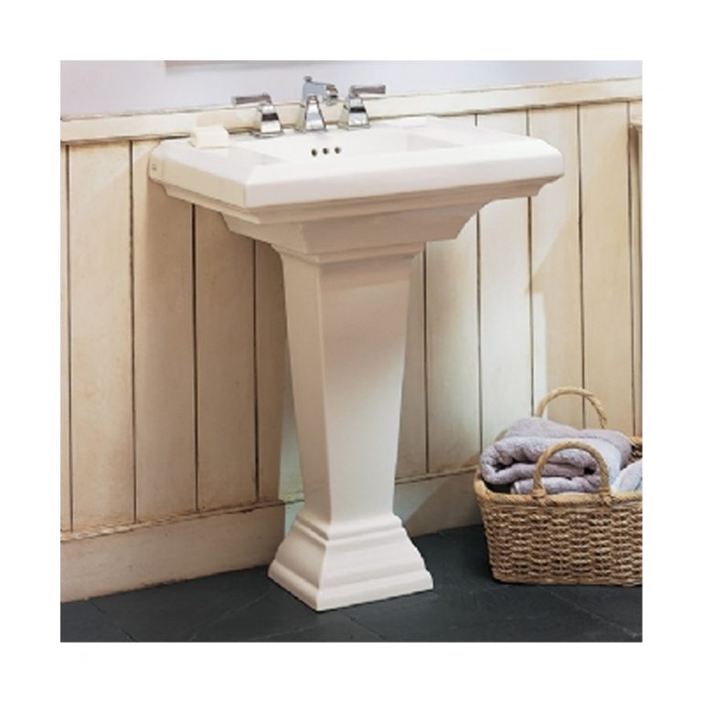 American Standard Town Square 24 Pedestal Sink Crown Bath Kitchen   American Standard Town Square 24 Inch Pedestal Sink 2 768x768 