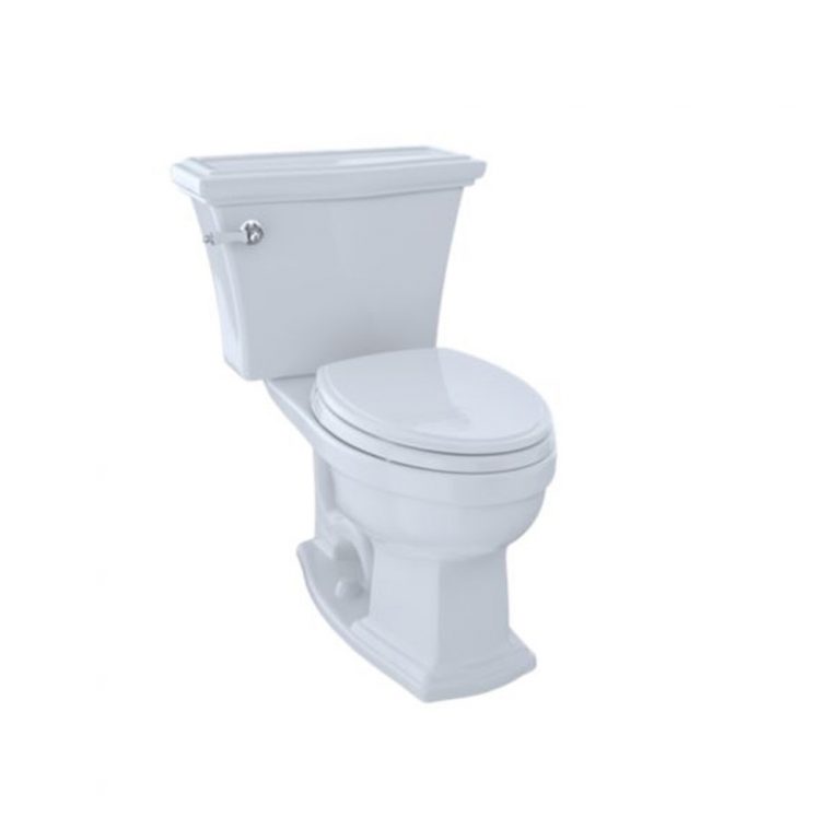 TOTO Drake® II Two-Piece Toilet, 1.28 GPF, Elongated Bowl - Crown Bath ...